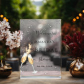 Brautparty-Begrüßung Acrylschild