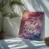 Brautparty Begrüßungsgalaxie Nebula Sternbilder Poster