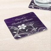 Brautparty benutzerdefinierte Party-Untersetzer Rechteckiger Pappuntersetzer (angewinkelt)