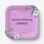 BRAUTPARTY-benutzerdefinierte Teller (Vorderseite)