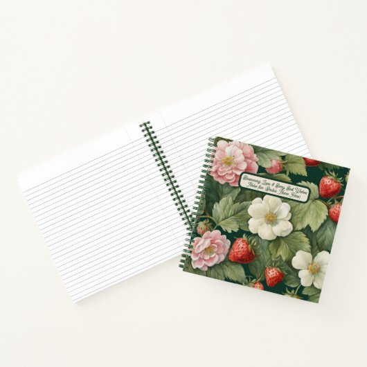 Brautparty Berry Best Wünsche: Square Notebook Notizblock (Innenseite)