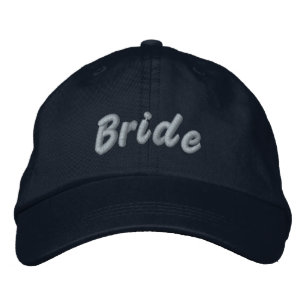 Brautparty bestickter Hut, Hochzeit von Braut Bestickte Baseballkappe