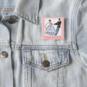 Brautparty Bevorzugung-Mutter des Braut-Knopfes Button (Beispiel)