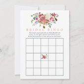 Brautparty Bingo Einladung (Vorderseite)