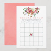 Brautparty Bingo Einladung (Vorne/Hinten)