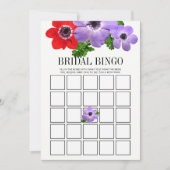 Brautparty Bingo Game Card Einladung (Vorderseite)