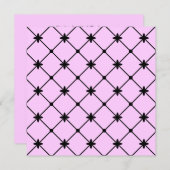 Brautparty Black Crosses benutzerdefinierte Einlad Einladung (Vorne/Hinten)