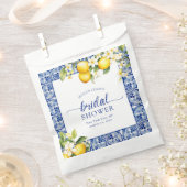 Brautparty Blauer Mittelmeerlemon Geschenktütchen (Ausgeschnitten)