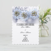 Brautparty Blossoms Party Familienfreunde Gäste Einladung (Stehend Vorderseite)