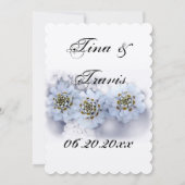 Brautparty Blossoms Party Familienfreunde Gäste Einladung (Rückseite)