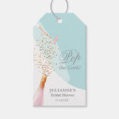 Brautparty Blue Favor Geschenkanhänger (Vorderseite)