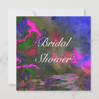 Brautparty Blue Fusion 2 Einladung zur Hochzeit