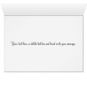 Brautparty Blue Iris Vielen Dank für Ihre unbedach (Innenansicht Horizontal (Unten))