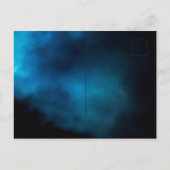 Brautparty Blue Moon Lichter Saiten Einladung Postkarte (Rückseite)