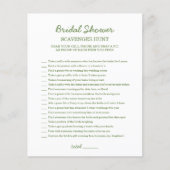 Brautparty Blue Scavenger Hunt (Vorderseite)