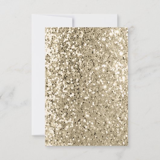 Brautparty Blume Brunch Grün Weißer Glitzer Einladung (Rückseite)