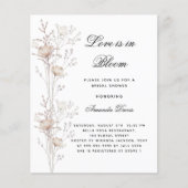 Brautparty Blume Liebe Blüte Haushaltseinladung Flyer (Vorne)