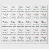 Brautparty-Blumenverpackungspapier Geschenkpapier (Flach)
