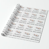 Brautparty-Blumenverpackungspapier Geschenkpapier (Ungerollt)