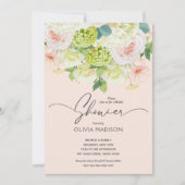 Brautparty Blush Pink Einladung (Vorderseite)