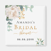 Brautparty Blütenblättrige Eukalyptus-Grünpflanzen Magnet (Vorne)