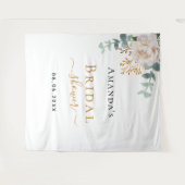 Brautparty Blütenblättrige Eukalyptus-Pflanzen ele Wandteppich (Vorderseite (Horizontal))