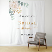 Brautparty Blütenblättrige Eukalyptus-Pflanzen ele Wandteppich (Beispiel)