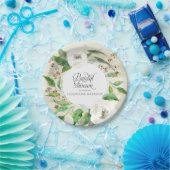 Brautparty BOHO Bohemisch Woodsy Floral Foliage Pappteller (Party)