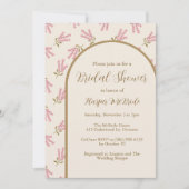 Brautparty Boho Floral Hübsche Niedliche Wildblume Einladung (Vorderseite)