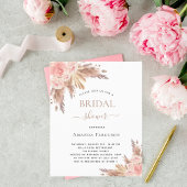 Brautparty Boho Pampas Gras Rose Gold