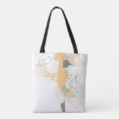 Brautparty, botanische Blume Orange Tasche (Rückseite)