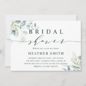 Brautparty Botanischer Garten Einladung (Vorderseite)