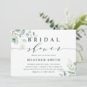 Brautparty Botanischer Garten Einladung (Stehend Vorderseite)