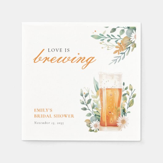 Brautparty - Brauerei Beer Love Serviette (Vorderseite)