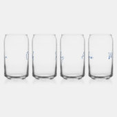 Brautparty-Bräuner-individuelle Name Dosenglas (Rechts)