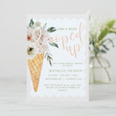 Brautparty, Braut,  Einladung (Stehend Vorderseite)