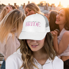 Brautparty Bride Modern Bachelorette Truckerkappe