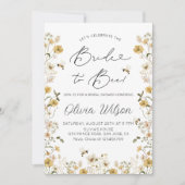 Brautparty "Brie to Bee" - Niedliches Party "Biene Einladung (Vorderseite)