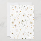 Brautparty "Brie to Bee" - Niedliches Party "Biene Einladung (Rückseite)