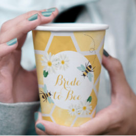 Brautparty Brie to Bee Pappbecher