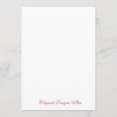 Brautparty Brunch Advisor-Karte Hinweiskarte (Rückseite)