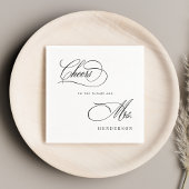 Brautparty Brunch begrüßt die Zukunft Serviette