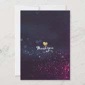 Brautparty Brunch Bubbly Mason Jar Lila Light Einladung (Rückseite)