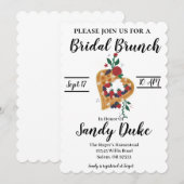 Brautparty Brunch Einladung (Vorne/Hinten)