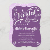 Brautparty Brunch Einladung (Vorne/Hinten)