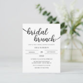 Brautparty Brunch Einladung boho (Stehend Vorderseite)