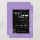 Brautparty-Brunch mit Braut Einladung (Vorne/Hinten)