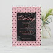 Brautparty-Brunch mit Braut Einladung (Stehend Vorderseite)