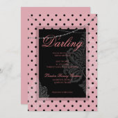 Brautparty-Brunch mit Braut Einladung (Vorne/Hinten)