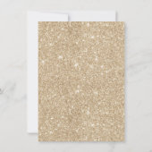 Brautparty Brunch Moderner Champagner Sparkasse Go Einladung (Rückseite)